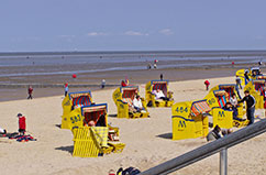 Duhnen Frühling am Strand